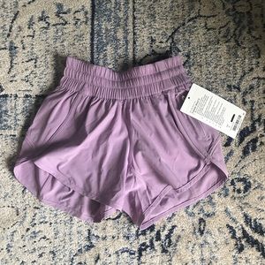NEW Lululemon Tracker Short V Size 2 
Purple